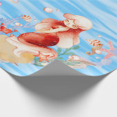 人魚とラッピング紙 ラッピングペーパー (角)