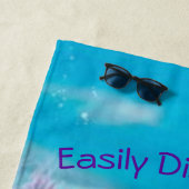 人魚と亀のビーチタオル ビーチタオル (インサイチュ)