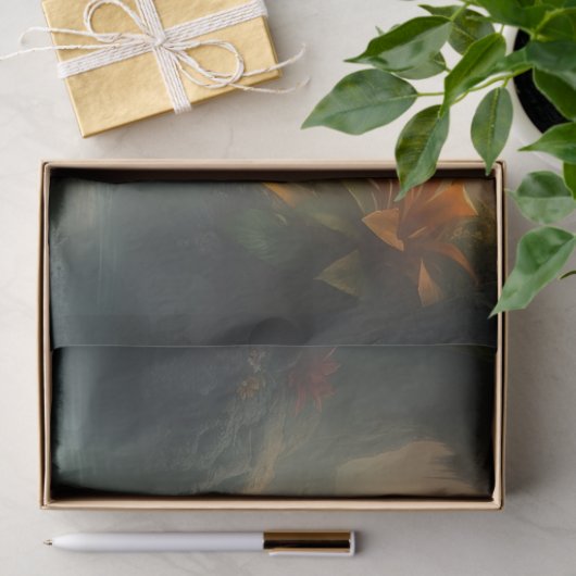 人魚と亀の友が洞窟を訪れる 薄葉紙 (ギフト)