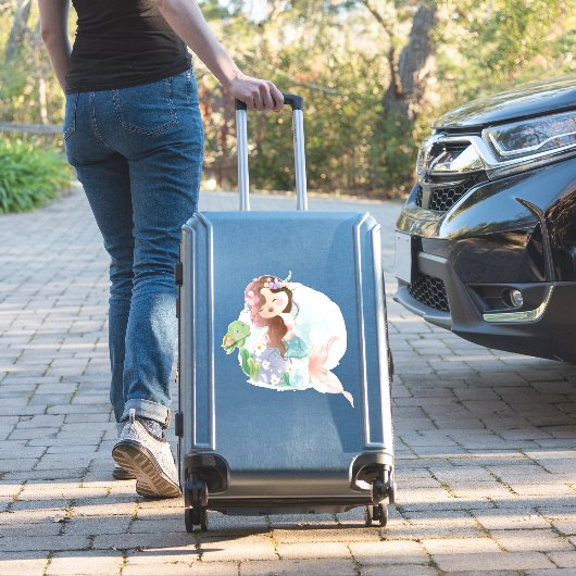 人魚と亀 シール (スーツケースインサイチュ)