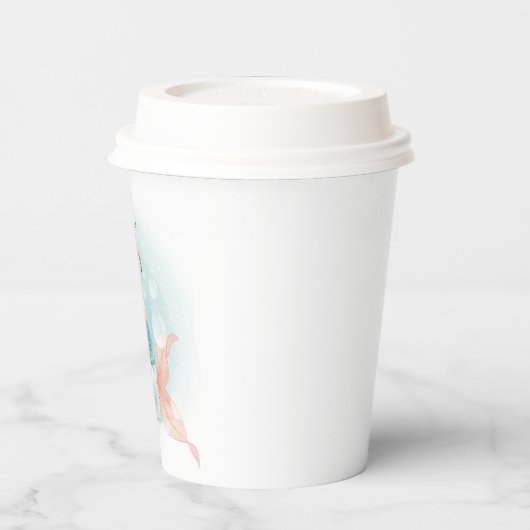 人魚と亀 紙コップ (左)