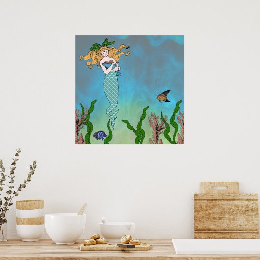 人魚と印 ポスター (キッチン)