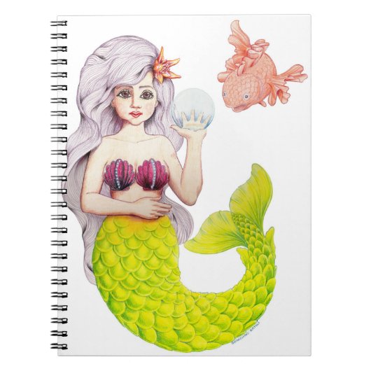 人魚と友人 ノートブック (正面)