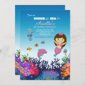 人魚と友達の招待状 招待状 (正面/裏面)