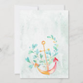 人魚と友達の海の下の招待状 招待状 (裏面)