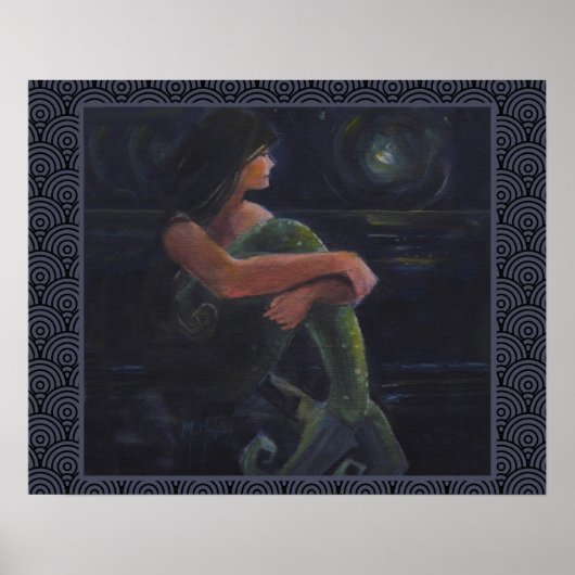 人魚と月 ポスター (正面)