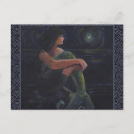 人魚と月 ポストカード