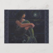 人魚と月 ポストカード (正面)