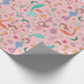 人魚と水中の友人の包み紙 ラッピングペーパー (角)