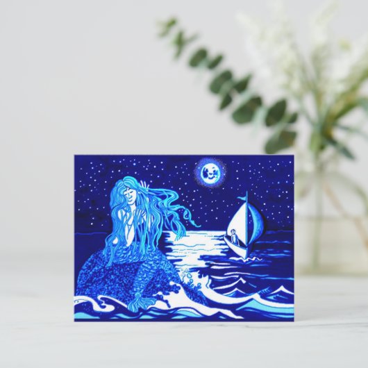 人魚と水夫 ポストカード (スタンド正面)