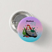 人魚と海との新学期 缶バッジ (正面&裏面)