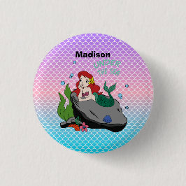 人魚と海との新学期 缶バッジ