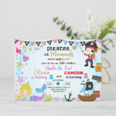 人魚と海賊の兄弟姉妹の招待。 招待状 (スタンド正面)