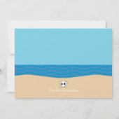 人魚と海賊の誕生日パーティー 招待状 (裏面)