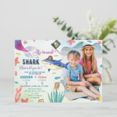 人魚と海賊の誕生日招待状 招待状 (スタンド正面)