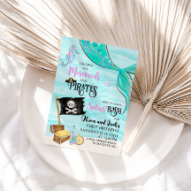 人魚と海賊の誕生日招待状