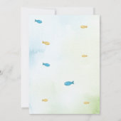 人魚と海賊の誕生日招待状 招待状 (裏面)