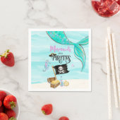 人魚と海賊の誕生日 スタンダードカクテルナプキン (インサイチュ)