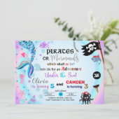 人魚と海賊兄弟姉妹の招待。 招待状 (スタンド正面)