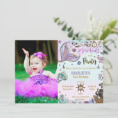 人魚と海賊第1回共同誕生日写真 招待状 (スタンド正面)