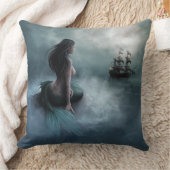 人魚と海賊船 クッション (ブランケット)