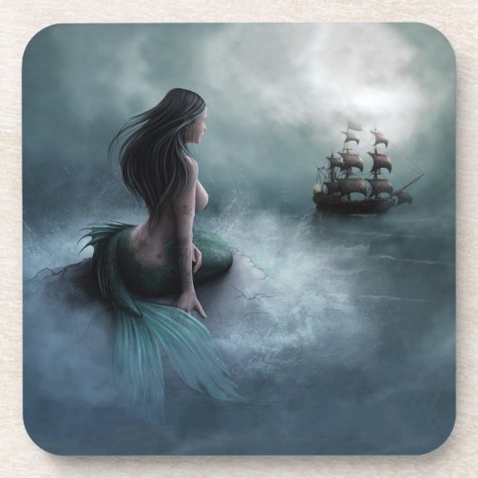 人魚と海賊船 コースター (正面)
