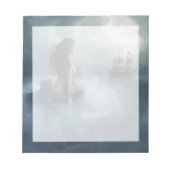 人魚と海賊船 ノートパッド (正面)