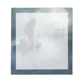 人魚と海賊船 ノートパッド