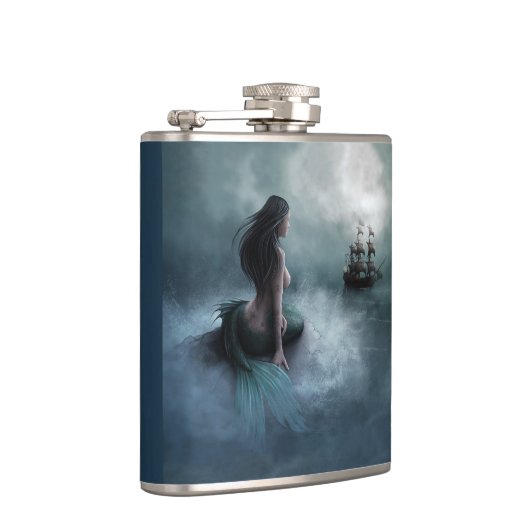 人魚と海賊船 フラスク (右)