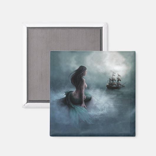 人魚と海賊船 マグネット (正面/裏面)