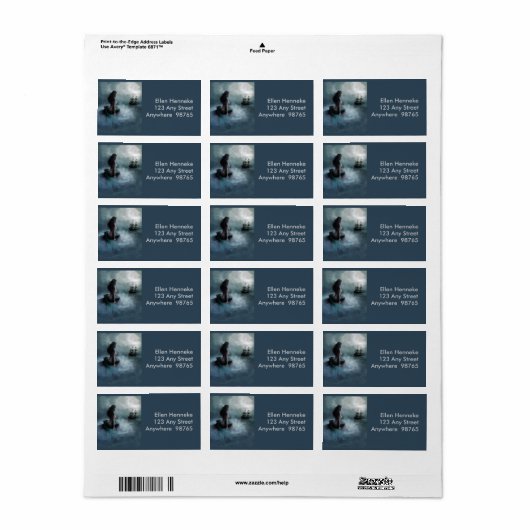 人魚と海賊船 ラベル (フルシート)