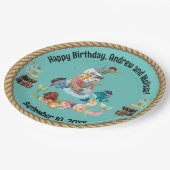 人魚と海賊誕生日 ペーパープレート (アングル)