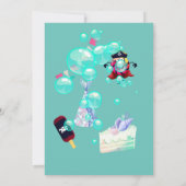 人魚と海賊誕生日 招待状 (裏面)