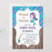 人魚と漁師の性別を明らかにする招待状 招待状 (正面)