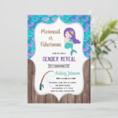 人魚と漁師の性別発表招待状 招待状 (スタンド正面)
