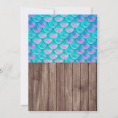 人魚と漁師の性別発表招待状 招待状 (裏面)