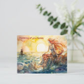 人魚と灯台 ポストカード (スタンド正面)