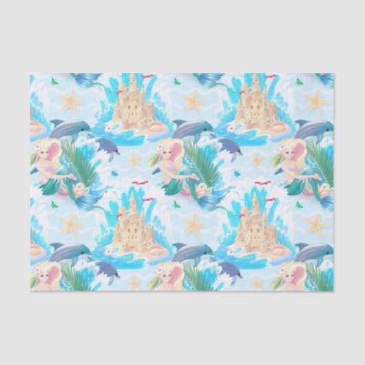 人魚と砂の城 薄葉紙 (正面)