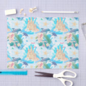 人魚と砂の城 薄葉紙 (クラフト)