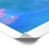 人魚と船馬カラフル。 ポスター (角)