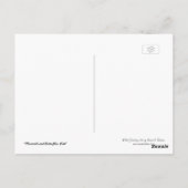 「人魚と蝶：ピンク」のはがき ポストカード (裏面)