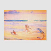 人魚と貝殻 薄葉紙 (正面)