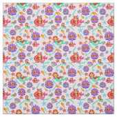 人魚と貝 ファブリック (見本)