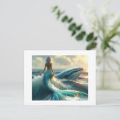 人魚と連れ ポストカード (スタンド正面)