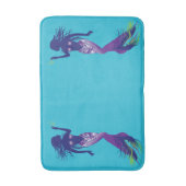 人魚と金のフック バスマット (正面縦)