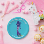 人魚と金のフック ペーパープレート (パーティー)