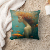 人魚と金魚 クッション (ブランケット)