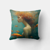 人魚と金魚 クッション (裏面)