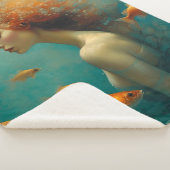 人魚と金魚 シェルパブランケット (3/4)