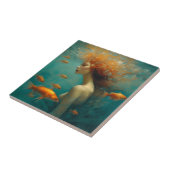 人魚と金魚 タイル (側面)